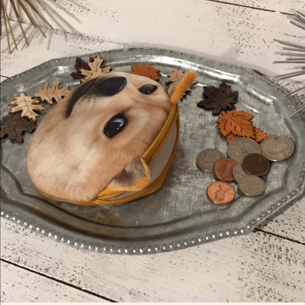 Shibu Inu Dog Coin Purse Funny Lookin’ - Picture 6 of 8